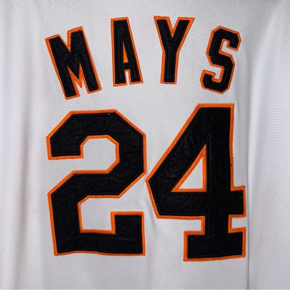 Mitchell & Ness San Francisco Giants Willie Mays Jersey 54 HOF Cooperstown 2XL - Picture 9 of 12